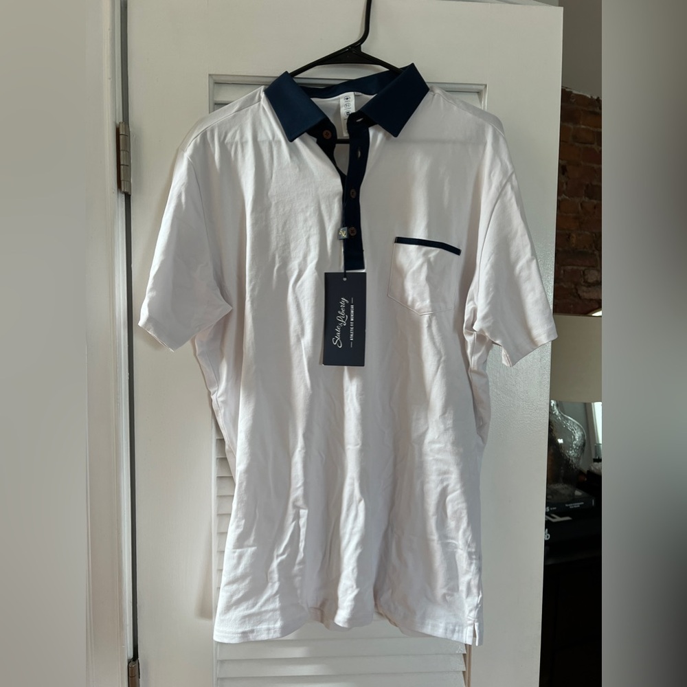 State & Liberty Polo NEW WITH TAGS